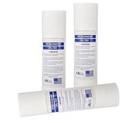 Pitycbo 3 Pezzi Cartuccia Filtro Acqua Filtro in Polipropilene Ricambio per Depuratore Filtro per Sedimenti Standard Realizzata per Filtrare Ruggine Adatto a, 5 Micron