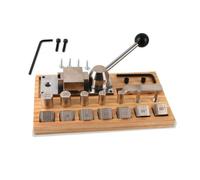 Pitycbo Bending Machine Piegatrice Manuale Curvaprofili Curvalamiera Macchina Piegatrice Base Rettangolare Stabile con Fori di, Piegatrice Per Anelli Base In Legno, Quarta Generazione