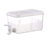 Pitycbo Bollitore Freddo con Rubinetto Dispenser Bevande Refrigerato Secchio Succo Frigorifero Contenitore Lemonata Realizzato in Materiale Plastico Alimentar, 3L