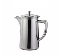 Pitycbo Brocca per Acqua in Acciaio Inossidabile 2 Litri con Design Moderno E Superficie per Servire Succhi E Bevande Fredde Adatta per, Moderno, Con Beccuccio Corto
