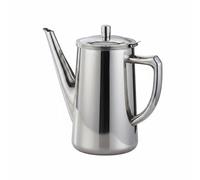 Pitycbo Brocca per Acqua in Acciaio Inossidabile 2 Litri con Design Moderno E Superficie per Servire Succhi E Bevande Fredde Adatta per, Moderno, Con Beccuccio Lungo