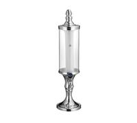 Pitycbo Contenitore in Plastica con Illuminazione per Servire Bevande Fredde con Ghiaccio Centrale Che Non Scioe il E Rubinetto Pratico per Un Rifornimento, Array, Argento, 2L