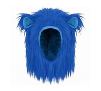 Pitycbo Copricapo Animale Cosplay Peluche Cappuccio Orecchie Fascia Costume Pelosa con Pelo Lungo E Apertura Ampia Che Lascia il Viso Visibile Adatto per