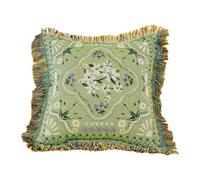 Pitycbo Copricuscino Elegante con Frange di Fiori per Divano Soggiorno Camera da Letto Stile Moderno E Funzionale Adatto per Casa E Ospitalità, B