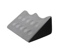 Pitycbo Cuscino a Cuneo per Letto, Massaggio, Poggiapiedi, Soggiorno, Cuscino per Gambe, Cuscino per La Schiena, per Dorme di Lato E Russa, Grigio
