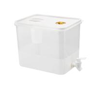 Pitycbo Distributori di Bevande Fredde, Dispenser di Bevande, Barile di Succo Ghiacciato con Infusore, Bollitore Freddo con Rubinetto per Feste in Cucina a Ca, 10 Litri