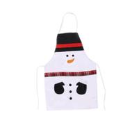 Pitycbo Grembiule Da Cucina Natalizio Grembiule Decorativo Accessorio Da Cucina Grembiule per Feste Costume Tessuto Durevole Adatto per Donna Uomo Cucina, Pupazzo di Neve