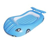 Pitycbo Letto Gonfiabile Bambini Materasso Ad Portatile Morbido PVC Forma Macchina con Ampio Spazio E Sponde Laterali Adatto a Sonno Gioco Casa, Blu