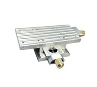 Pitycbo Manual Linear Stage Piattaforma Lineare Manuale Tavola Incrociata Guida a Due Assi Scorrimento di Precisione in Lega di Alluminio con Incisa E Viti di