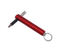 Pitycbo Mini Cacciavite Portachiavi di Precisione Duraturo per Batteristi, Prove, Rosso