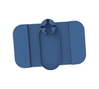 Pitycbo Porta Bicchiere Divano Portabevande Vassoio Silicone Bracciolo Supporto Porta Tazza Adatto Famiglia, Blu Scuro
