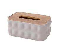 Pitycbo Porta Fazzoletti, Porta Fazzoletti Rettangolare, Distributore di Fazzoletti, Organizer per Carta, Design Elegante in PP, Adatto per, Grigio