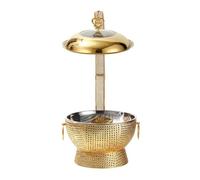 Pitycbo Scaldavivande con Coperchio Sospeso Alcol Buffet con Base a edistallo Decorativo per Eventi Catering, Stile B