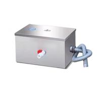 Pitycbo Separatore di Grasso in Acciaio Inox Rettangolare Chiuso Separatore di Grasso con Coperchio Antiodore per Domestiche, sotto il Lavello, Ispessito 30 20 20