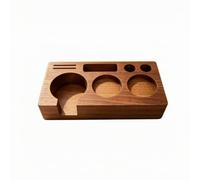 Pitycbo Stazione di Pressatura Del Caffè in Legno Massello Robusto per Caffettieri, Ufficio, 24x13x4cm