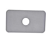 Pitycbo Tappetino per Lavello, Protezione Antigraffio, Resistente Al Calore, Facile Da Pulire, Flessibile, Protezione per Lavello, Griglia per Lavello per Pia, Foro centrale