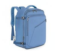 Pitycbo Valigia da Viaggio Uomo Zaino Porta Documenti Borsa Portaoggetti Tessuto Oxford Spallacci Imbottiti Adatta a Lavoro Mezzi Pubblici E Viaggio, Blu, Azzurro