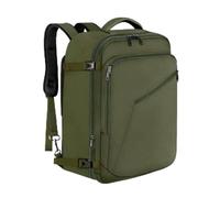 Pitycbo Valigia da Viaggio Uomo Zaino Porta Documenti Borsa Portaoggetti Tessuto Oxford Spallacci Imbottiti Adatta a Lavoro Mezzi Pubblici E Viaggio, Verde, Verde Militare