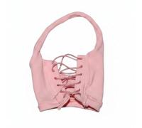 Pitycbo Women Stretch Vest Top Bambola 1 6 Canotta Allacciata Corsetto Elasticizzato Tocco Seta per Outfit a Strati Adatta a Esposizioni Fotografiche Cambi Mostre , Rosa