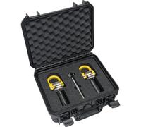 Pitzl Morsetto di sollevamento in legno PowerClamp III - Sollevatore a piastre fino a 1500 kg in valigetta di trasporto, 2 pezzi con trapano