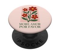 Più Amor Por Favor Latino Spagnolo Love Quote PopSockets PopGrip Adesivo