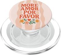 Più Amor Por Favor Latino Spagnolo Love Quote PopSockets PopGrip per MagSafe