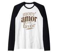 più Amor por Favor Maglia con Maniche Raglan