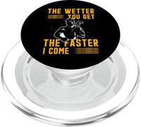 Più bagnato si ottiene il più veloce I come Adult Humor Plumber PopSockets PopGrip per MagSafe