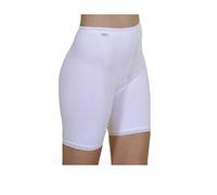 Piu Bella Mutanda Culotte Slip Gamba Lunga Donna Taglie Forti 3XL-8XL (Bianco, 4XL)