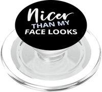 Più bello del mio viso sembra divertente PopSockets PopGrip per MagSafe