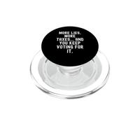 più bugie più tasse e continui a votare sarcastico PopSockets PopGrip per MagSafe