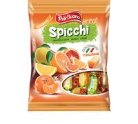 Più Buono CARAMELLE SPICCHI 150 grammi Gusto Arancia e Limone Dolcemente Italiane