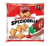 Più Buono SNACK SFIZIOSELLE KETCHUP 180 grammi di bontà Salatini APERITIVO (6 x 30 Gr) CONFEZIONE SALVAFRESCHEZZA