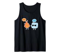 più Caldo Fire Cooler Cube Ice Cute Kawai Dichiarazione Divertente Canotta