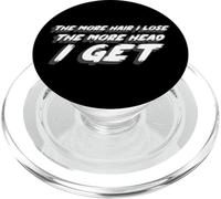 Più capelli perdo più testa ottengo | Man Talk PopSockets PopGrip per MagSafe