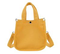 Più Colori Disponibili Frange Canvas Tote Bag Estate Beach Bag Borsa Grande Capacità Per Le Donne Frizione Leva Assemblea Kx100, Giallo, Taglia unica