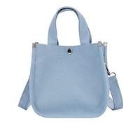 Più Colori Disponibili Frange Canvas Tote Bag Estate Beach Bag Borsa Grande Capacità Per Le Donne Frizione Leva Assemblea Kx100, Blu, Taglia unica