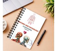 Più di 200 schede illustrative per lo studio di Anatomia e Fisiologia - Guida di studio e quaderno per studenti di medicina | Impara l'anatomia velocemente con note illustrate e schede di revisione di