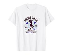 più di Una Mamma di Calcio: superuomo Multitasking Maglietta, Uomo, Bianco, L