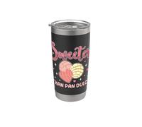 Più dolce di Pan Dulce ama il cibo messicano Dolci Pun Conchas Bicchiere termico in acciaio inox doppia parete