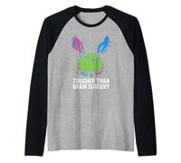 più Duro della chirurgia del Cervello Cool Mens Surgery Recuperare Maglia con Maniche Raglan