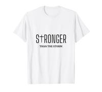 più Forte della Tempesta - Christian Faith Hope & Believer Maglietta