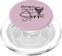 Più forte della tempesta Cuore moderno Detto positivo PopSockets PopGrip per MagSafe