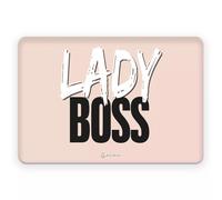 Più Forty +40 Tovaglietta in PP 45 x 30 Cm Stampa "Lady Boss" Nera Bianco