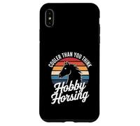 Più fresco di quanto pensi che hobby hobby hobbyhorse Custodia per iPhone XS Max