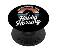 Più fresco di quanto pensi che hobby hobby hobbyhorse PopSockets PopGrip Adesivo
