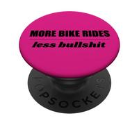 Più gite in bicicletta, meno cazzate, ciclista, ciclismo, ciclismo PopSockets PopGrip Adesivo