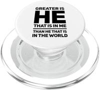 Più grande è Colui che è in me di Colui che è nel mondo PopSockets PopGrip per MagSafe