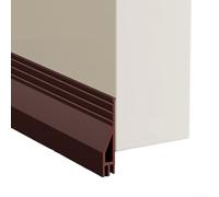 Più Insonorizzante Porta -Sweep Torri Onde Della Porta Inferiore Della Porta Da Pavimento (Brown)