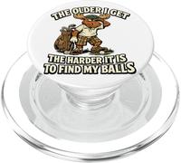Più invecchio diventa più duro Find My Balls Funny Golf PopSockets PopGrip per MagSafe